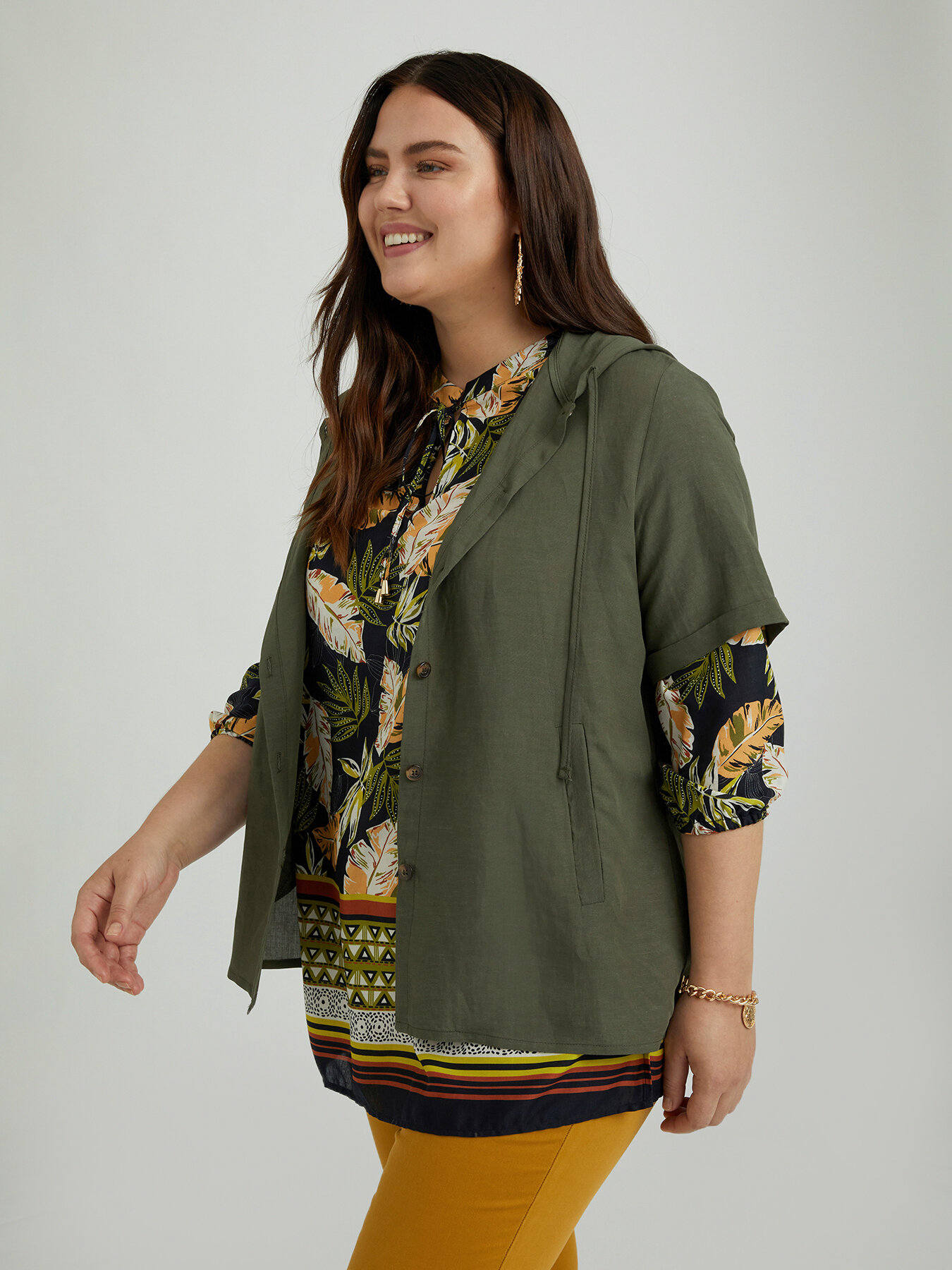 Camicia con cappuccio image number 2