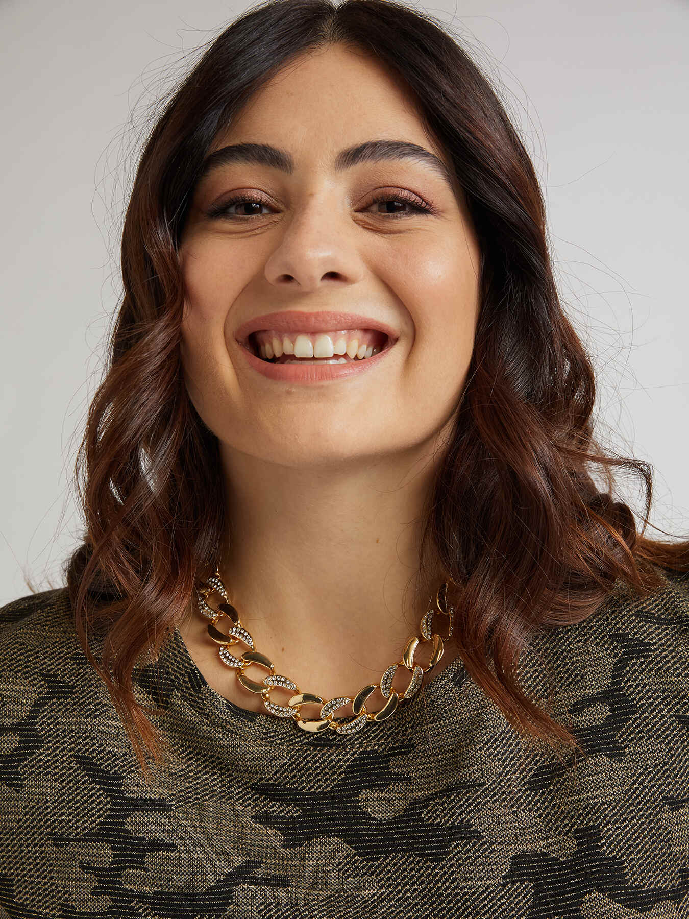 Collana girocollo con catena image number 0