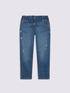 Balloon jeans with micro tears image number 4