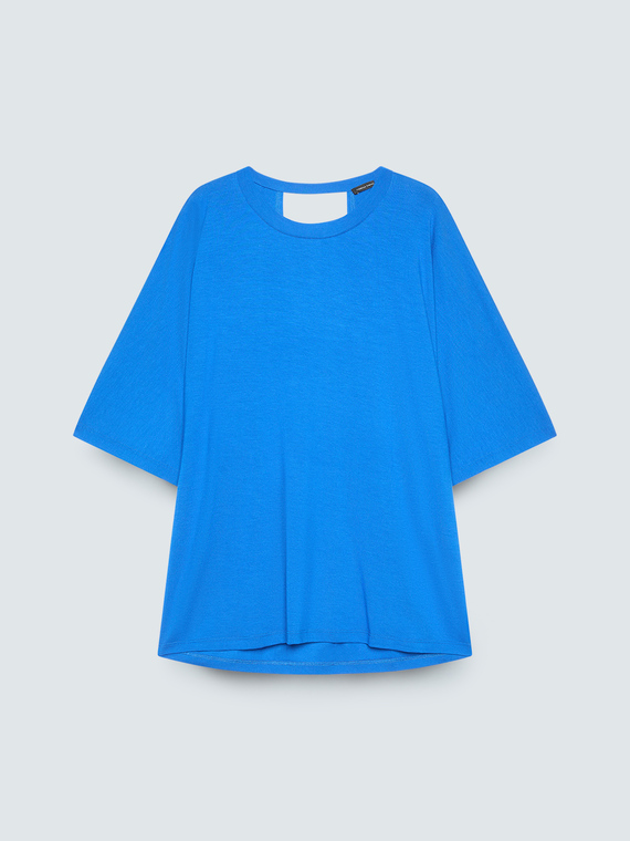 Jersey t-shirt with cut-out
