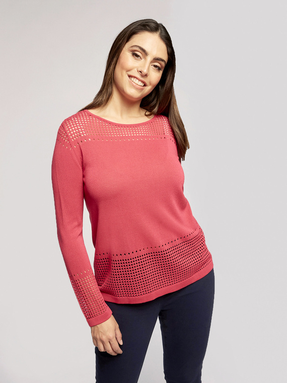 Fiorella Rubino Maglia traforata Donna