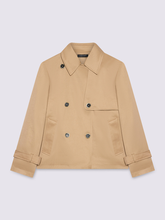 Trench-coat court crois&eacute;