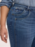 Straight jeans with maxi turn-up and double pocket image number 3