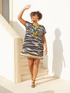 Zebra print dress image number 0
