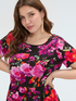 Robe &agrave; fleurs en viscose image number 1