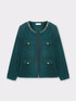 Veste en tricot avec cha&icirc;ne image number 3