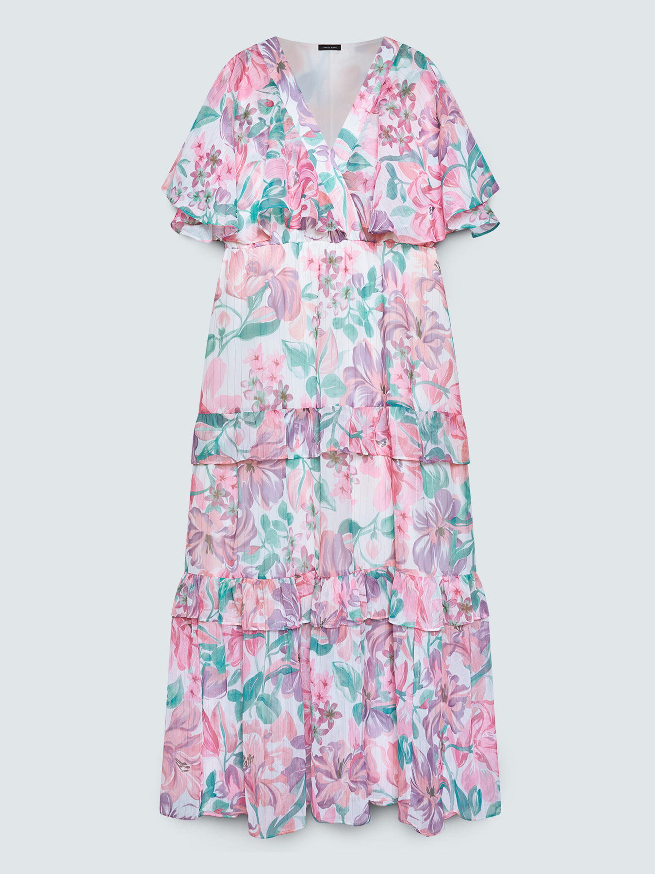 Floral georgette dress image number 5