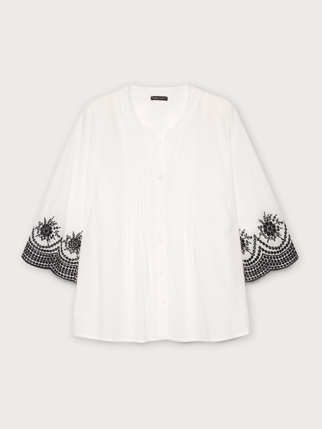 Camicia con ricamo image number 3