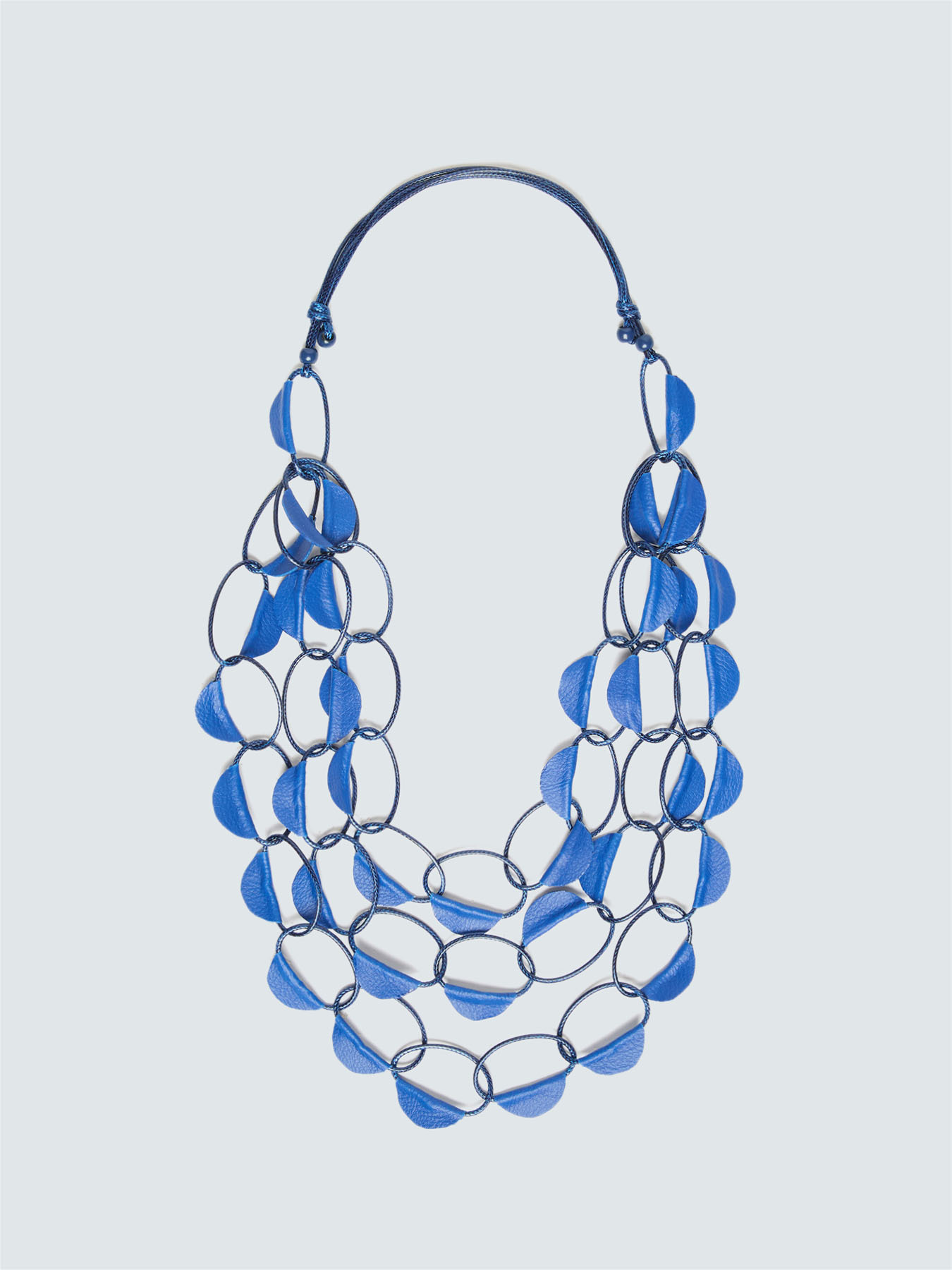 Collar con anillos entrelazados image number 1