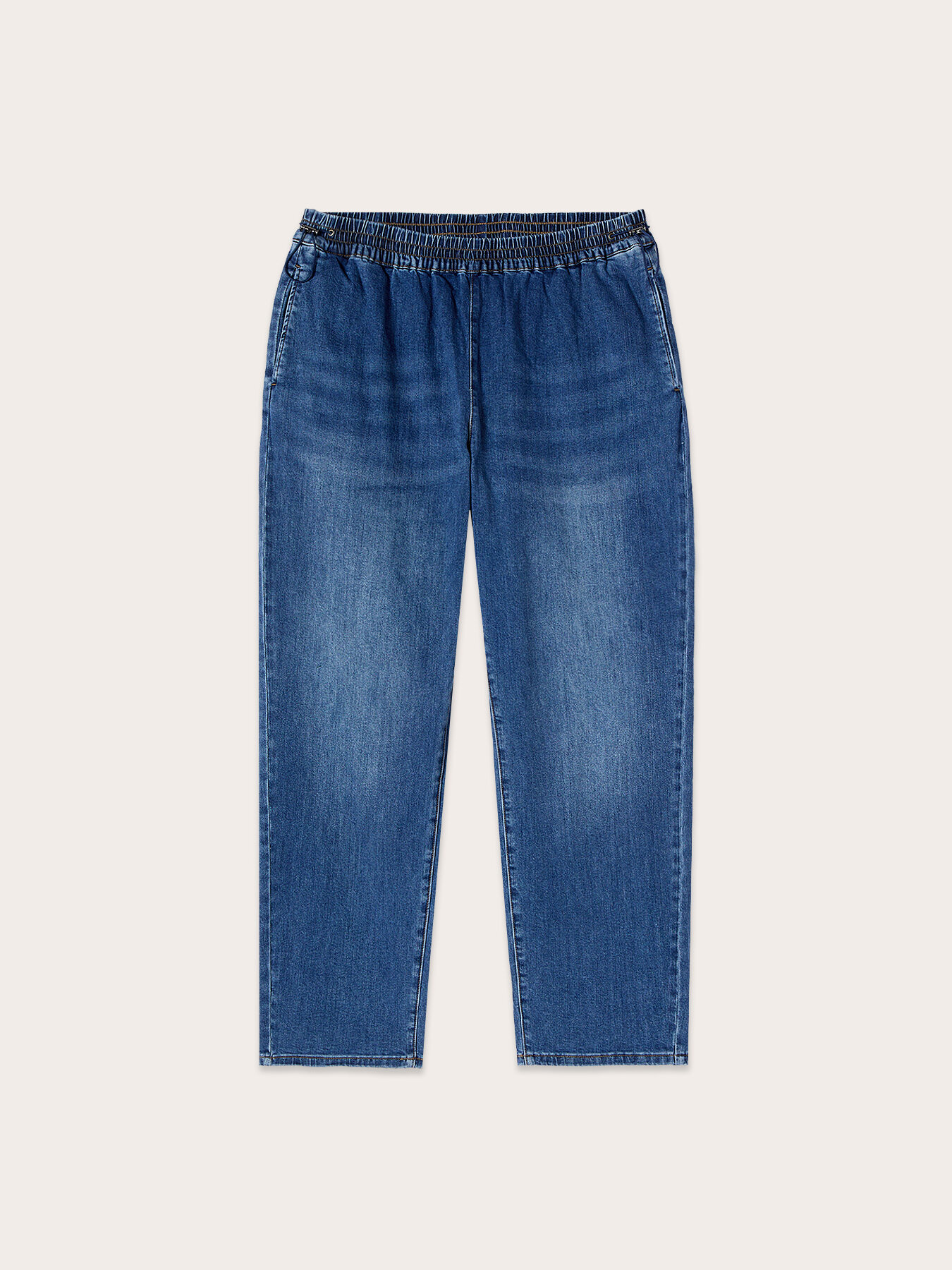 Jogger jeans with drawstring image number 0