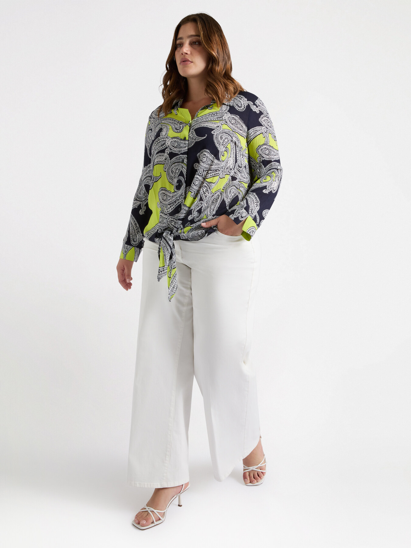 Bandanna print shirt image number 0