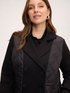 Double-breasted puffer trench coat image number 3
