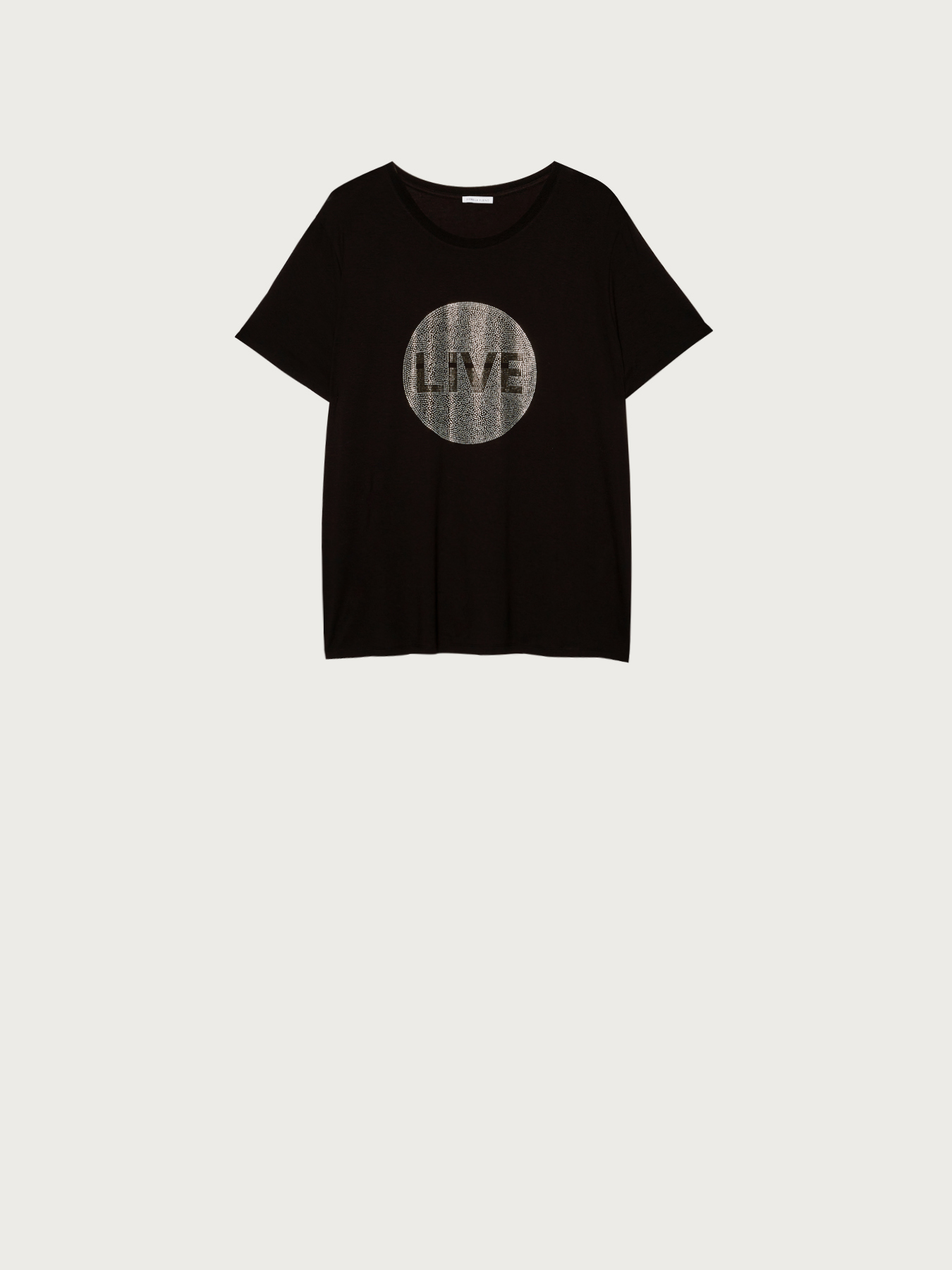 T-shirt with crystal lettering image number 3