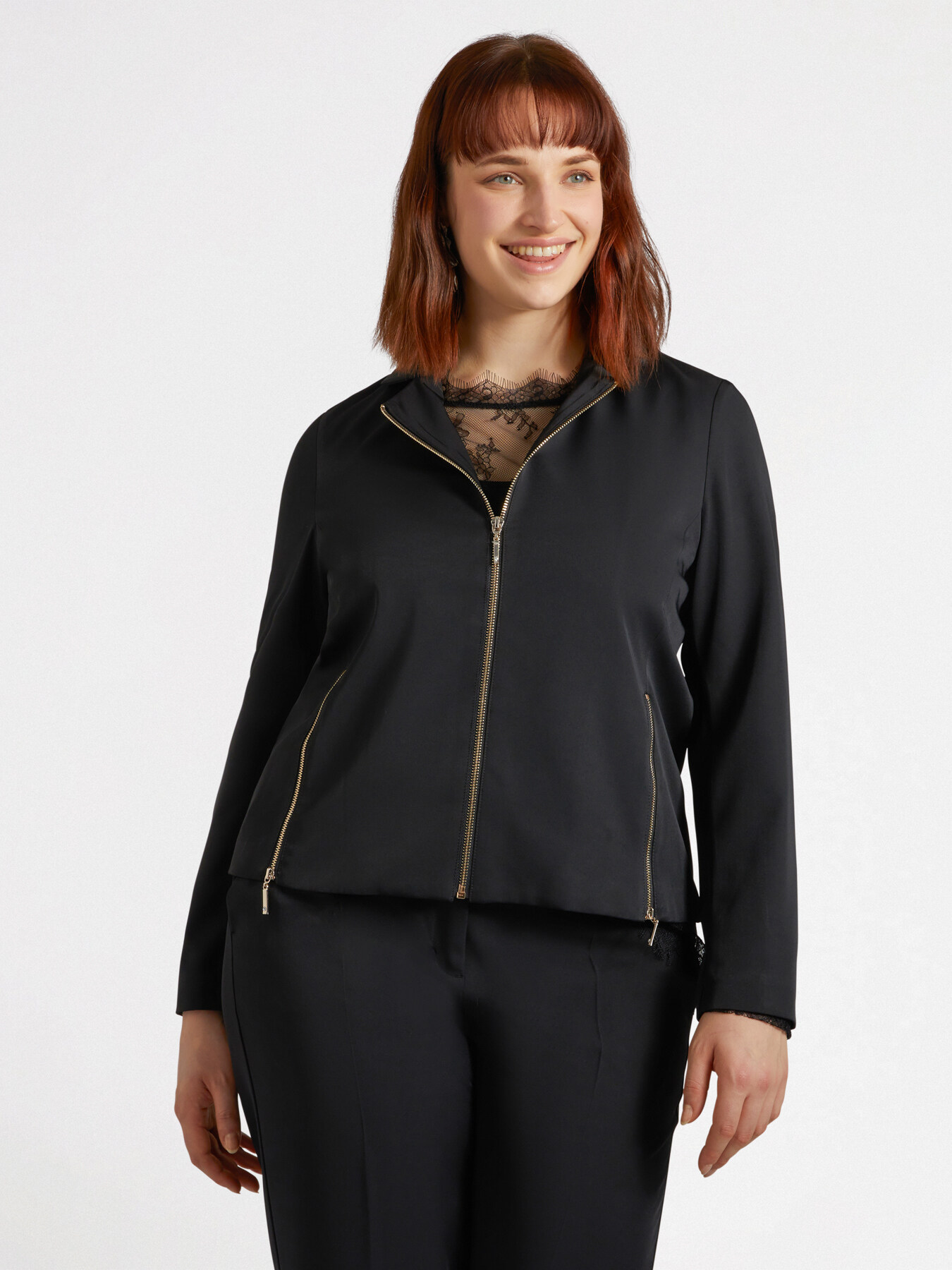 Veste l&eacute;g&egrave;re avec fermeture &eacute;clair image number 2