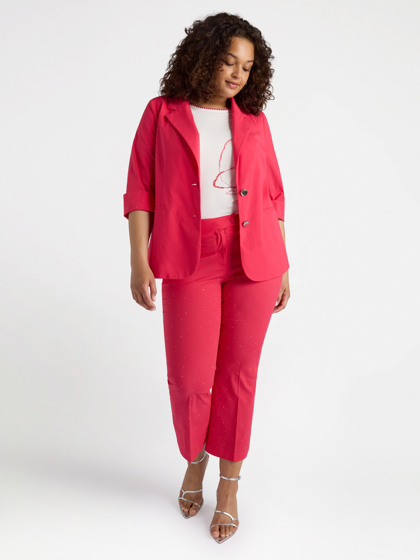 Trousers with small studs image number 0