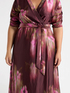 Ombr&eacute; print dress image number 3
