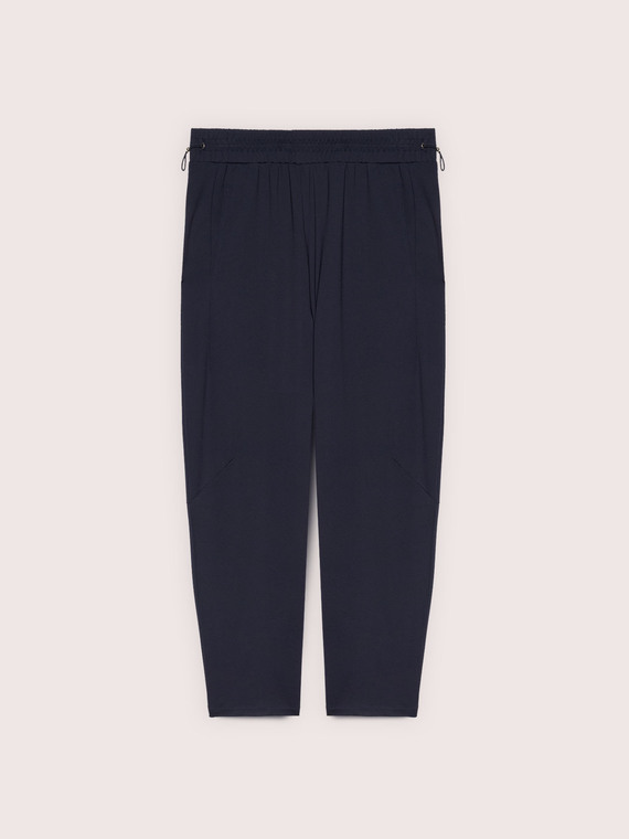 Milano Stitch Pants with Drawstring Waist