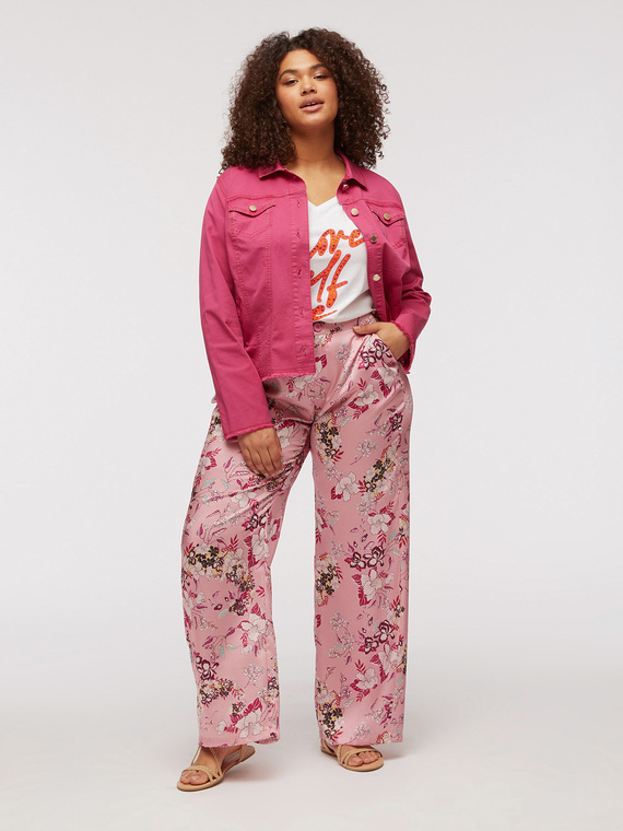 Fiorella Rubino Pantaloni floreali Donna