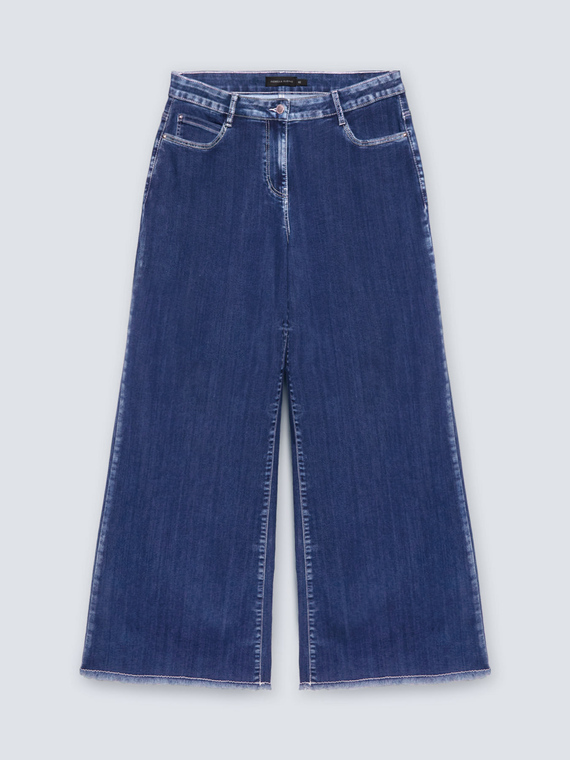 Wide leg flare jeans