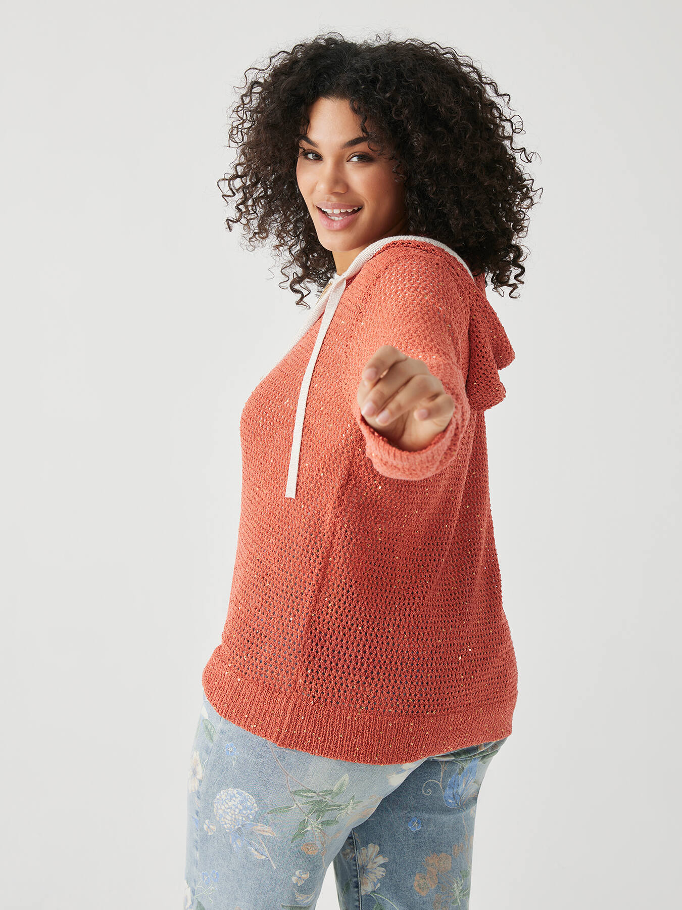 Zippered hoodie cardigan image number 0