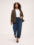 Doppelreihiger Blazer in Animalprint aus Milano-Strick image number 4