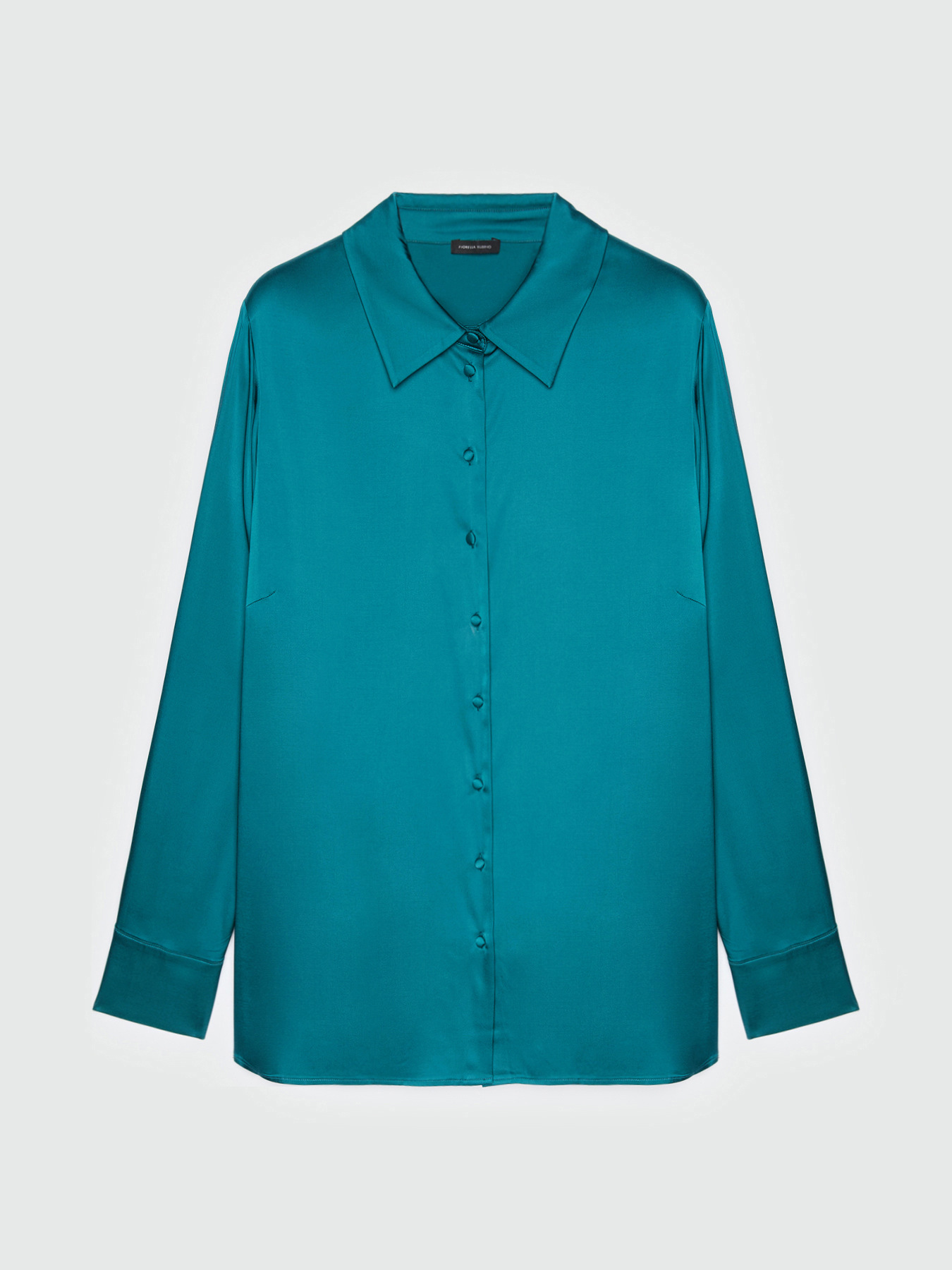 LENZING&trade; ECOVERO&trade; viscose satin shirt image number 4