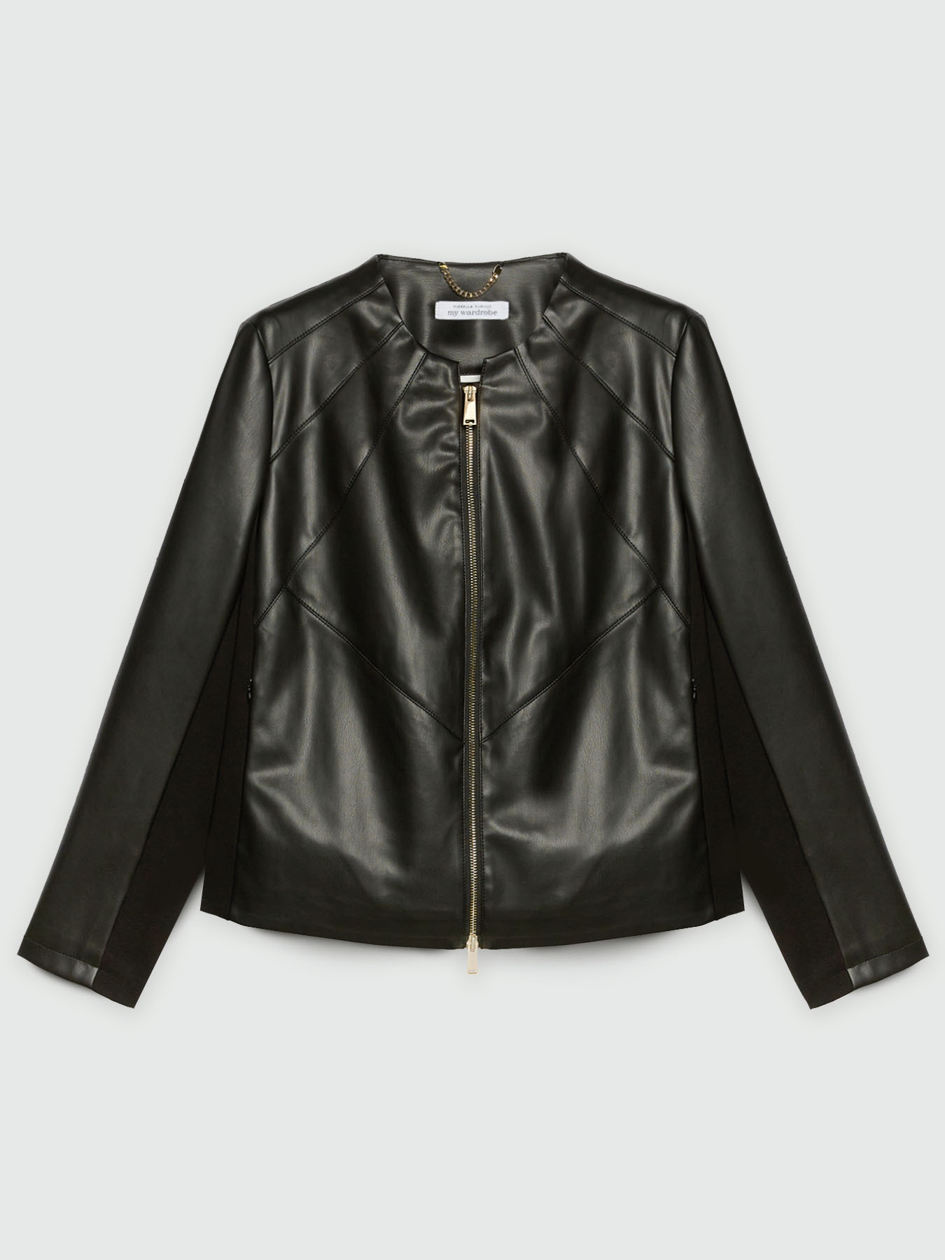 Bikerjacke aus laminiertem Stoff image number 4