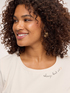 T-shirt en coton avec inscription image number 3