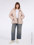 Down jacket with high collar image number 0
