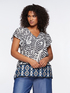 Ethnic print top image number 0