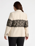 Blazer con maxi inserto in pizzo image number 1