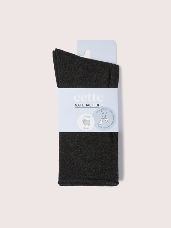 Merino wool socks without cuff