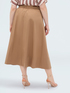 Long skirt with bow at the waist image number 1