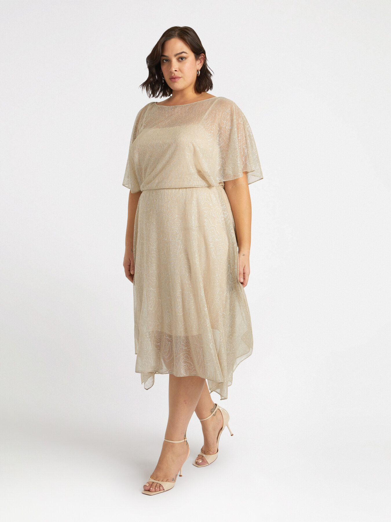 Vestito in jersey lurex image number 0