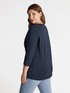 T-shirt with floral print and sequins image number 1