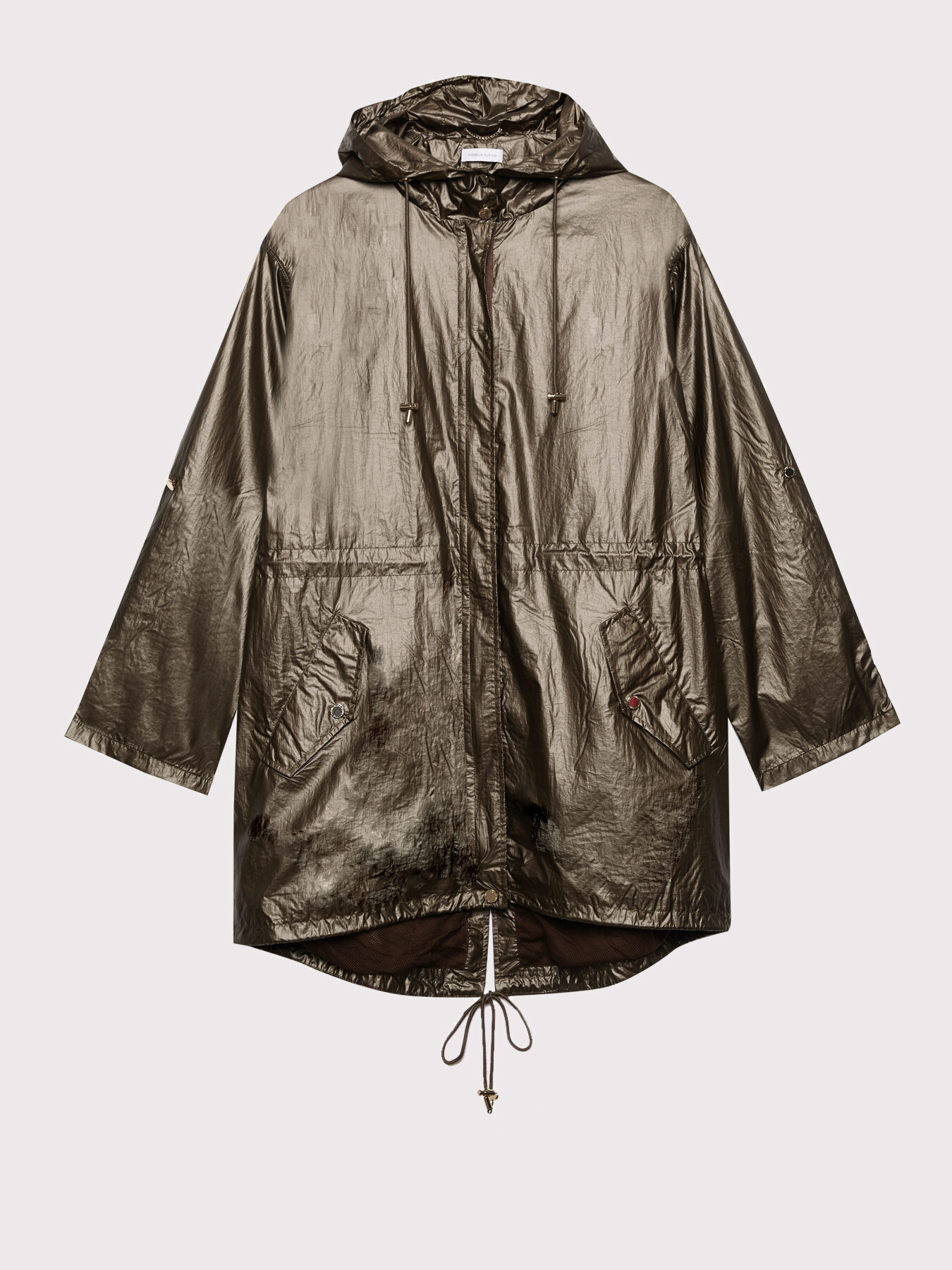 Parka in nylon laminato image number 3