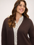 Cardigan en maille fine m&eacute;lange viscose image number 3