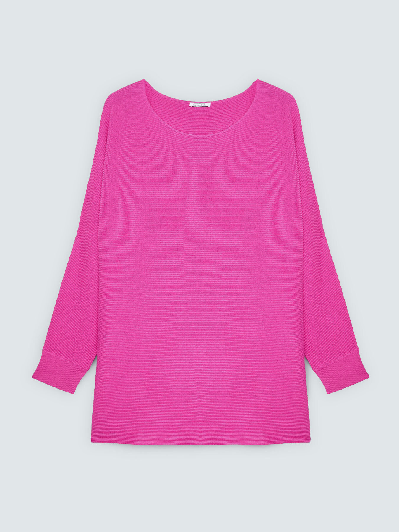 Ribbed sweater with kimono sleeves image number 4