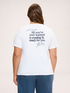 Cotton t-shirt with lettering image number 1