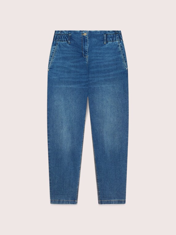 Jeans Balloon mit Washed-Effekt