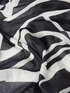 Black and white scarf pattern image number 1