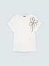T-shirt en coton avec broderie florale image number 4