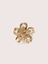 Golden flower brooch image number 2