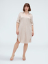 Power Hemdblusenkleid aus Viskose-Satin image number 0
