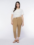 Straight cropped trousers image number 3
