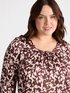 Blouse avec imprim&eacute; tachet&eacute; image number 3