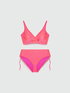 Bikini fucsia stampa foliage image number 6