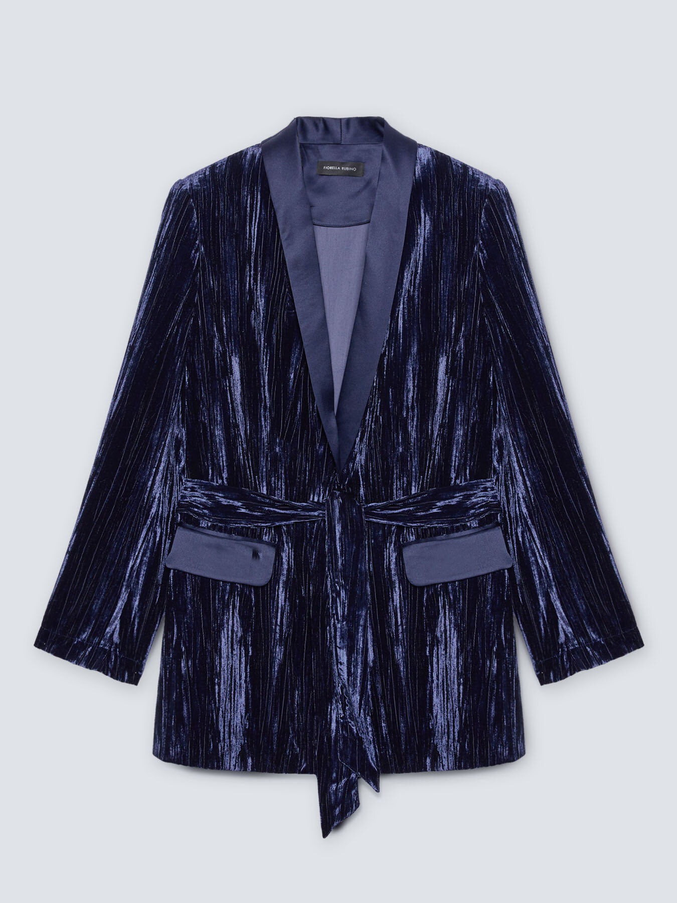 Giacca elegante in velluto crinkle image number 4