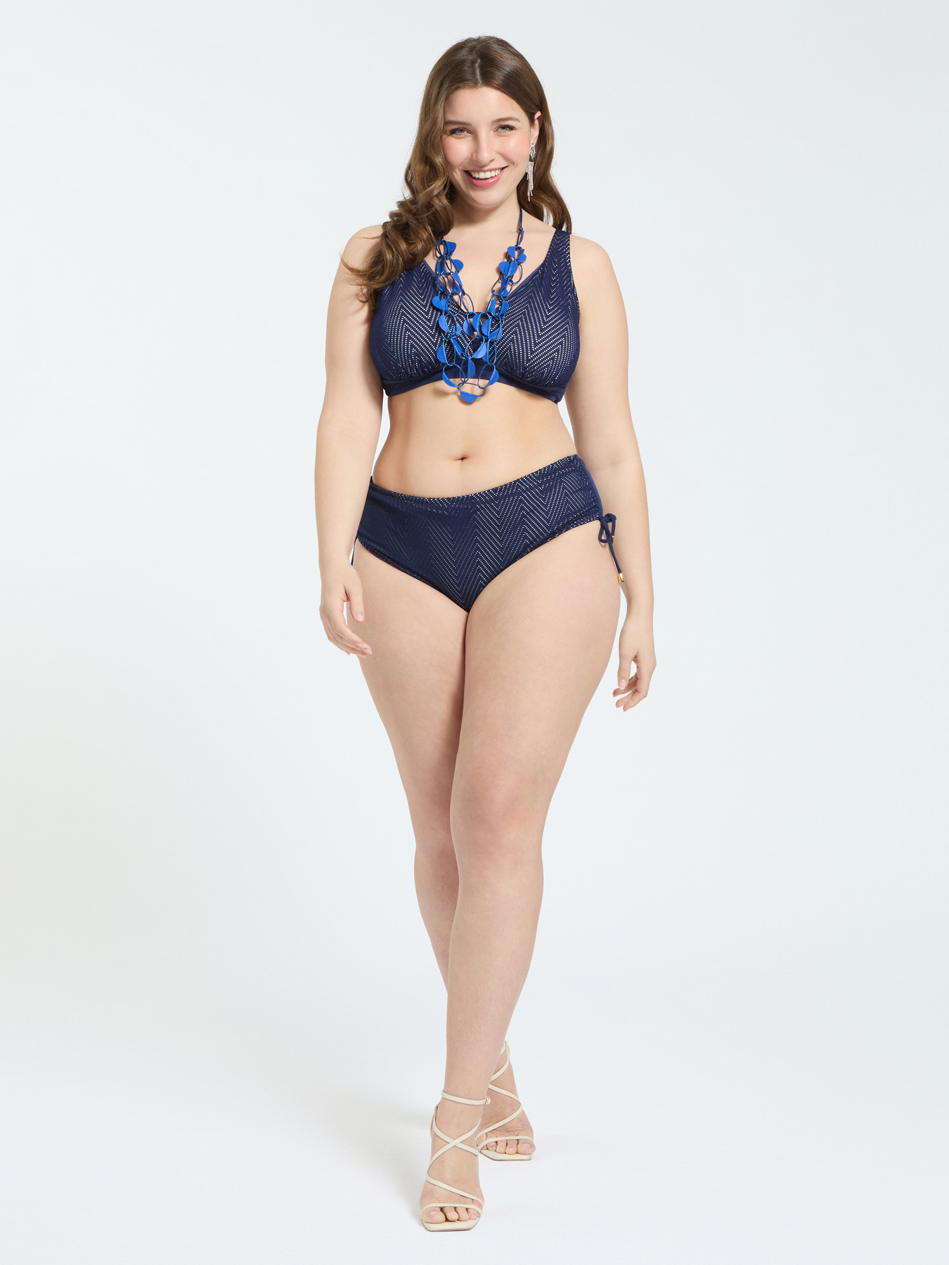 Bikini con rete chevron image number 3