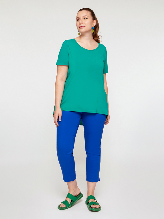 Fiorella Rubino T-shirt over in due tessuti Donna